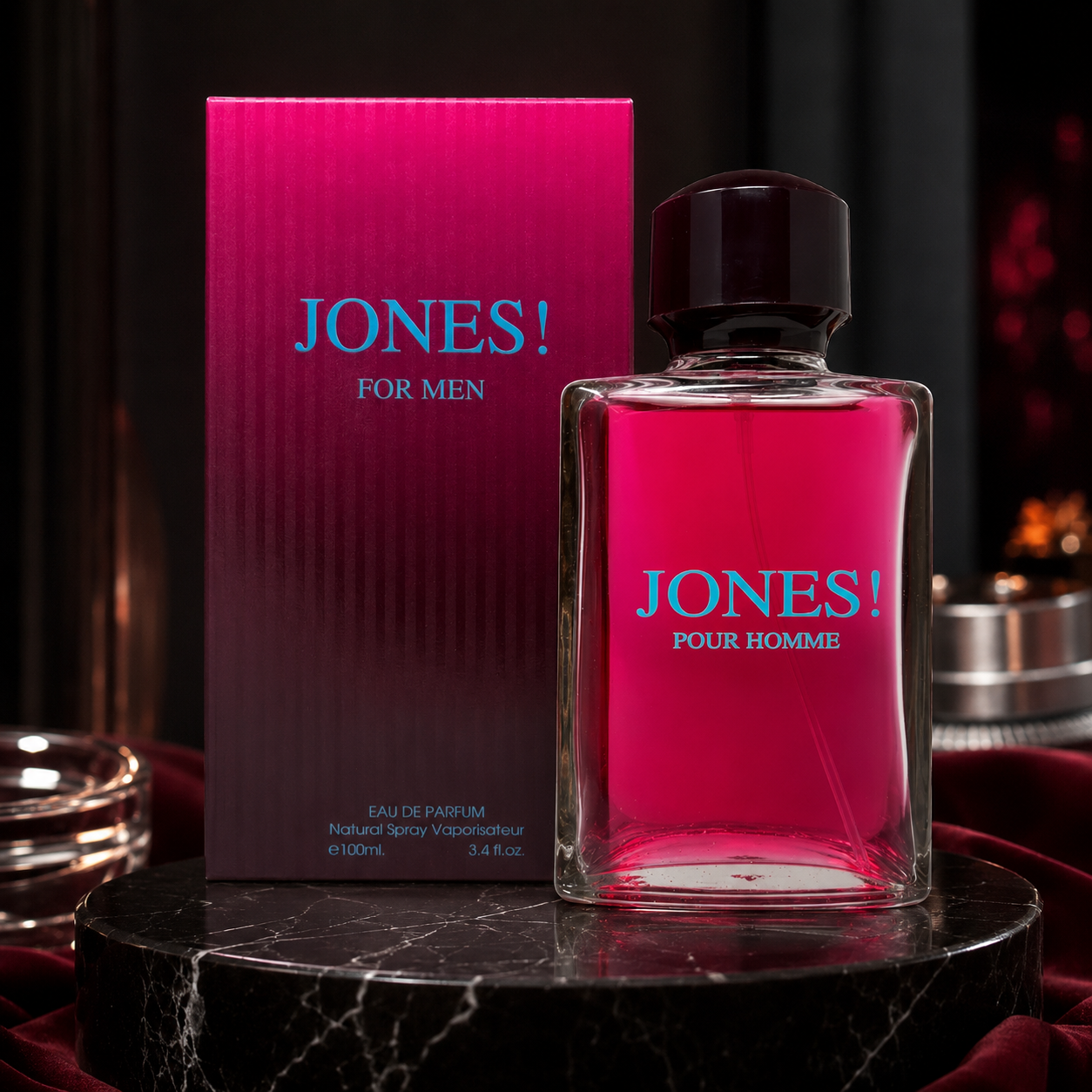 Jones Pour Homme Eau de Parfum Men 100ml 3.4 oz Warm Spicy Cologne Spray