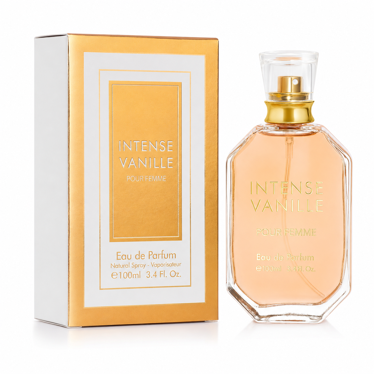 Intense Vanille EDP for Women LongLasting Scent 100ml 3.4oz Warm Vanilla Perfume
