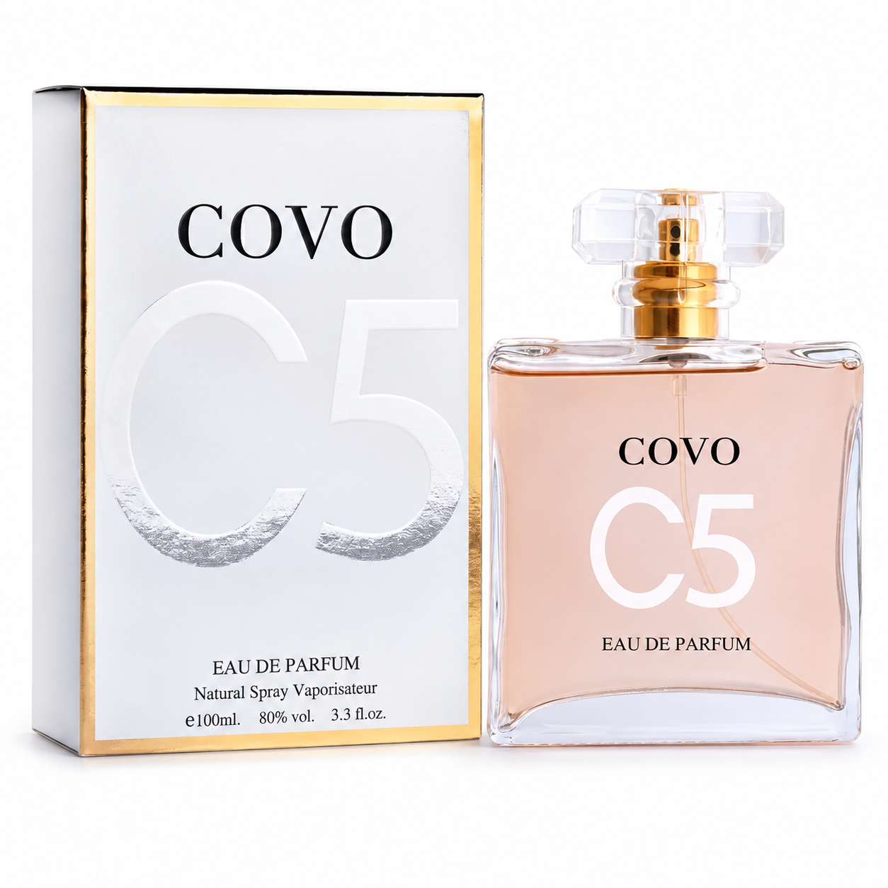 COVO C5 Eau de Parfum for Women Long Lasting Scent Floral Amber Perfume 100ML